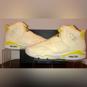 AIR JORDAN 6 RETRO “CITRON TINT” BRAND NEW GRADE SCHOOL SIZE 7Y